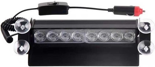 Raistar Car Beacon 10 - 30V Waterproof 5.5cm with Red / Blue Lighting