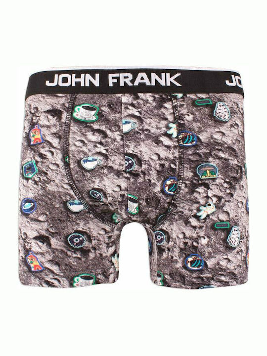 John Frank Crater Men's Boxer Multicolour with Patterns