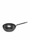 De Buyer Mineral B Country Wok made of Carbon Steel Dark Grey 24cm