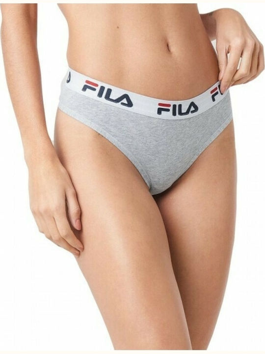 FILA Urban Brief Βαμβακερό Γυναικείο Slip Γκρι