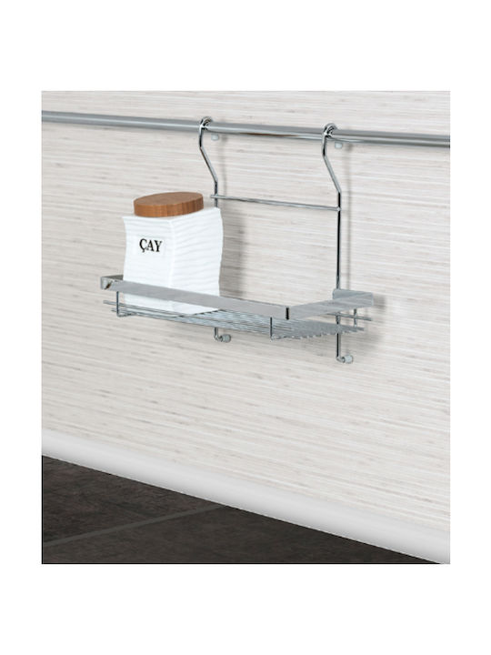 Starax Kitchen Hangers Metallic in Silver Colour 16.5x35x31cm