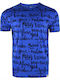 John Frank Metropole Men's Short Sleeve T-shirt Blue