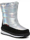 Schneestiefel Kinder-Schneestiefel mit Reißverschluss Silber