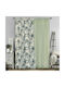 Lino Home Perdea cu Coafură Binduhi Verde 140x275buc