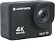 AgfaPhoto AC9000 Action Camera 4K Ultra HD Underwater (with Case) with Screen 2" and Wi-Fi Black