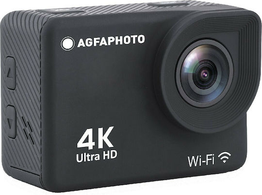 AgfaPhoto AC9000 Action Camera 4K Ultra HD Underwater (with Case) with Screen 2" and Wi-Fi Black