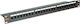 Roline Пач панел за рафт 1U 19" 24 порта cat6 Черен