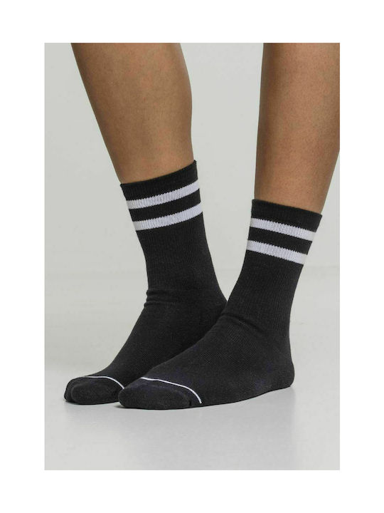 Urban Classics TB1882 Men's Solid Color Socks Black 2Pack