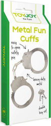 ToyJoy Metal Handcuffs Handcuffs in Silver Color