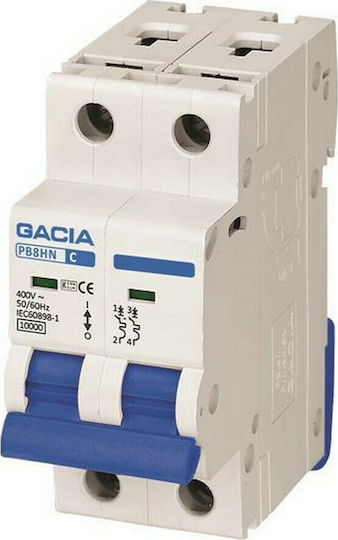 Gacia Automatic Circuit Breaker 20A Double-pole AC 500-43302