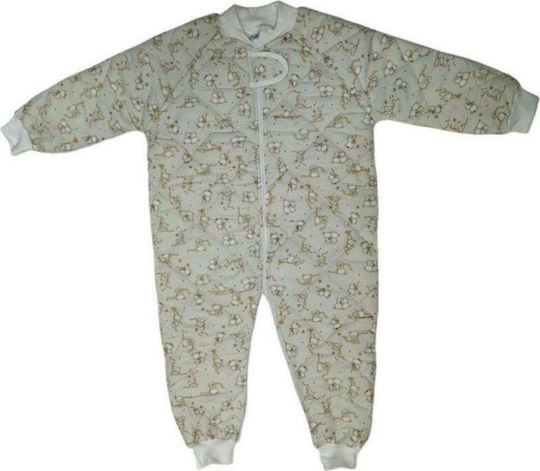 Baby Star Winter Schlafsack mit Füßen Bärchen Nr. 4 2.5 Tog Beige
