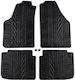 Gledring Set of Front and Rear Mats 4pcs for Fiat Idea 2006 Black