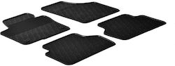 Gledring Satz Vorder- und Rückseite 4 Stück für Volkswagen Tiguan 2007-2016 Schwarze