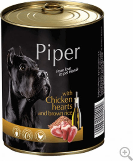 Dolina Noteci Piper Wet Food Dogs in Cans with Rice and Chicken Grain-Free 400gr