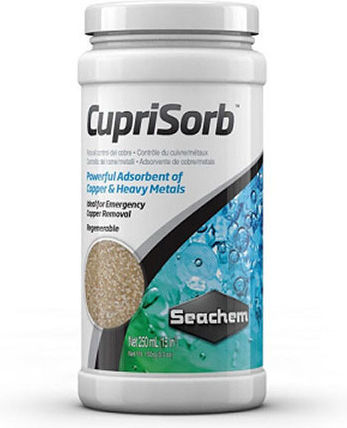 Seachem Cuprisorb Biological Porous Material for Aquarium Filtering Copper and Heavy Metals Absorbent 250ml 1pcs