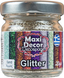 Maxi Decor Χρυσόσκονη Glitter Μπεζ 20gr