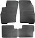 Frogum Set of Front and Rear Mats 4pcs for Fiat Grande Punto Alfa Romeo Mito 2005-2012 Black