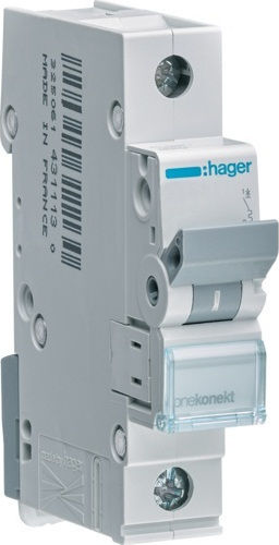 Hager Αυτόματη Ασφάλεια 50A Μονοπολική AC MCN150A