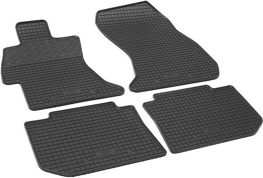 Rigum Set of Front and Rear Mats 4pcs for Subaru XV / Impreza 2014+ Black