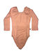 Dansport Kids' Rhythmic Ballet Bodysuit Beige