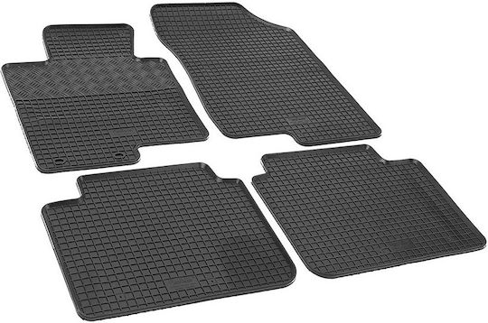 Rigum Set of Front and Rear Mats 4pcs for Hyundai Sonata 2011-2015 Black