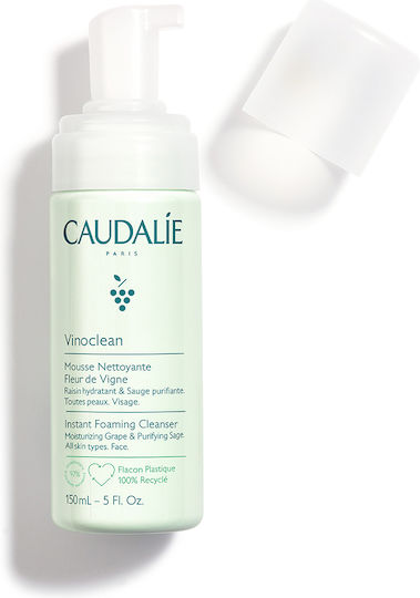 Caudalie Vinoclean Spumă de Curățare pentru Față cu Acțiune de Hidratare și Împotriva Imperfecțiunilor 150ml