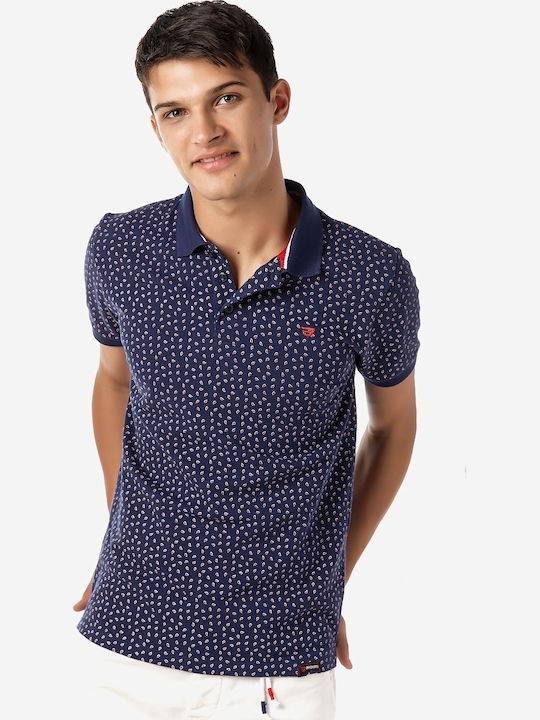 Brokers Jeans Ανδρικό T-shirt Polo Navy