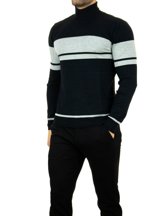 Tom Tailor Men's Long Sleeve Sweater Turtleneck Black 1013855-29999