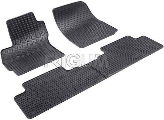 Rigum Set of Front and Rear Mats 4pcs for Mazda 5 2005 2010 Black