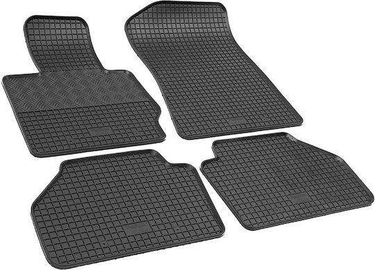 Rigum Set of Front and Rear Mats 4pcs for BMW X4 2011+ Black