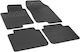 Rigum Set of Front and Rear Mats 4pcs for Hyundai Sonata 2005 2010 Black