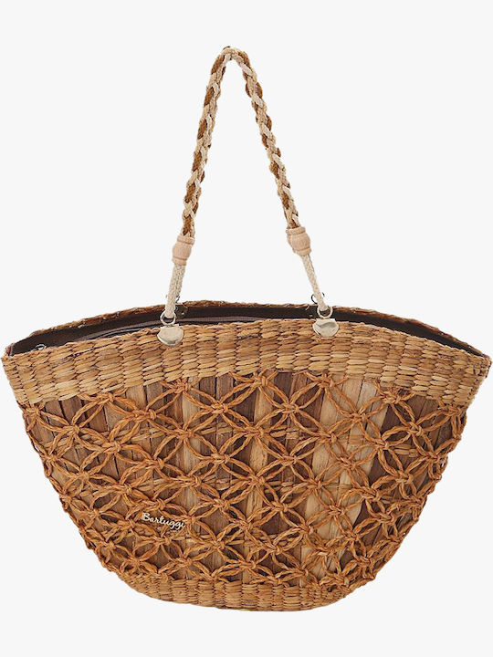 Bartuggi Wicker Beach Bag Beige Bartuggi Wicker Beach Bag Beige