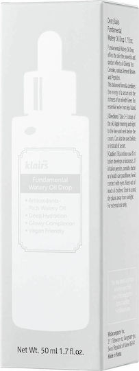 Dear, Klairs Fundamental Watery Oil Drop Λάδι Προσώπου για Ενυδάτωση 50ml