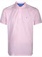 The Bostonians Men's Short Sleeve Blouse Polo Pink