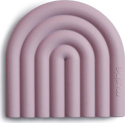 Mushie Rainbow Beißspielzeug für Zahnen aus Silikon für 0 m+ 1Stück