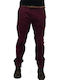 Scotch & Soda Pantaloni pentru bărbați Chino Burgundy 101694-0077