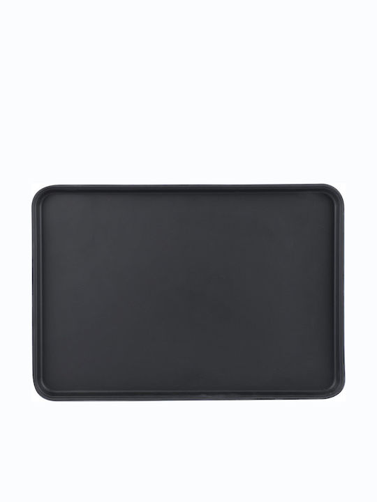 GTSA Plastic Dreptunghiular Tavă de Servire în Culoare Negru 41x30cm 73-30401 1buc