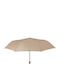 Perletti Winddicht Regenschirm Kompakt Beige