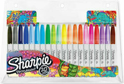 Sharpie Permanent Fine 1mm Set 12 Farben