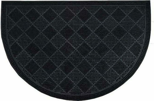 Doormat Entrance Rubber Black 40x60cm 1442495 Black