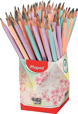 Maped Pencil HB with Eraser (Μiscellaneous colours)