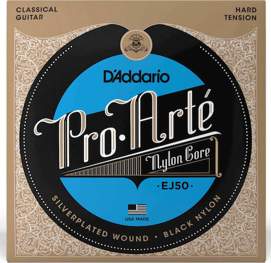 Daddario Pro Arte Nylon Core Σετ Χορδών Nylon Κλασικής Κιθάρας 28 - 44" Hard Tension