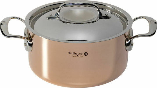 De Buyer Prima Matera Deep Stainless Steel Pot 3.3lt / 20cm