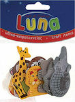 Luna Wooden Animals 8pcs 000601323