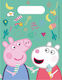 Procos Peppa Pig Messy Plastic Geantă pentru Cadou cu Tema "Peppa Pig" Multicoloră 16.2x16.2x23.4cm. 6buc 91102