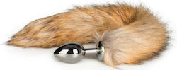 Easytoys Fox Tail Plug No 2 Πρωκτική Σφήνα Silver