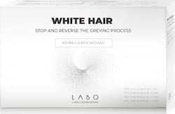 Labo White Hair Αμπούλες Μαλλιών κατά της Τριχόπτωσης για Γυναίκες 20x3.5ml