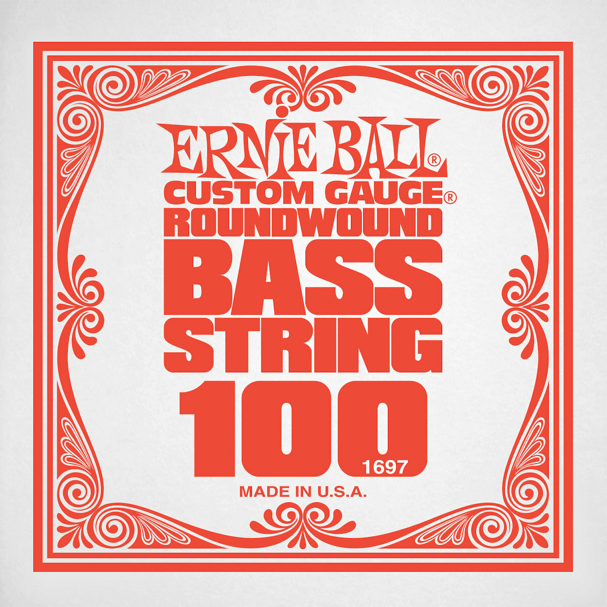 Ernie Ball Custom Gauge Electric Bass Nickel Wound P01697 .100 Skroutz.gr
