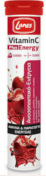 Lanes Vitamin C Plus Energy 500mg 20 Αναβράζοντα Δισκία