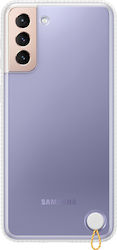 Samsung Clear Protective Umschlag Rückseite Silikon Weiß (Galaxy S21+ 5G) EF-GG996CWEGWW